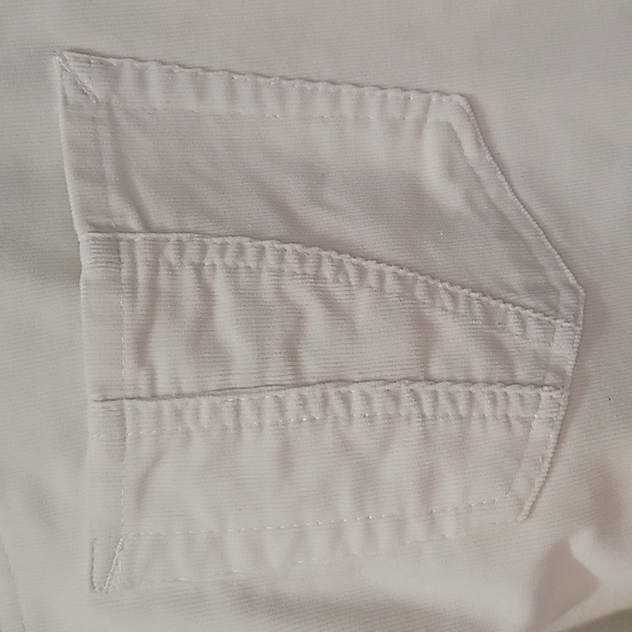 CHICO'S winter white soft corduroy jeans. Wide legged. Size 3 or women's large - Picture 5 of 6
